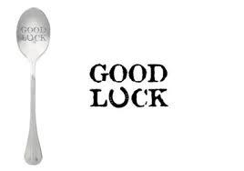 One message spoon 'Good Luck'