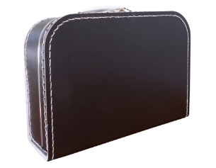 Koffertje zwart (30 cm)
